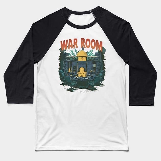 War Room Atomic Bomb Baseball T-Shirt by SimpliPrinter